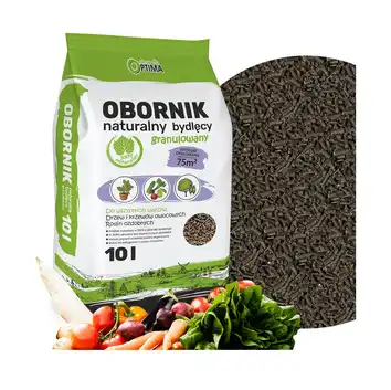 Biovita Obornik naturalny bydlęcy granulowany Optima 10l nawóz