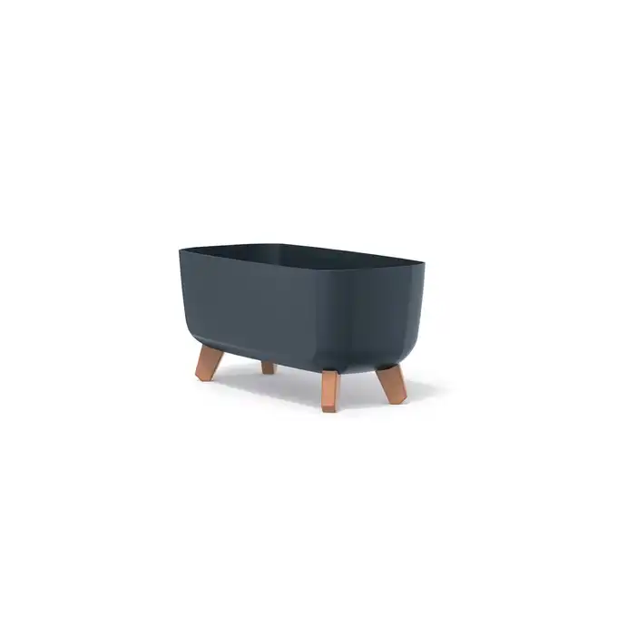 Doniczka Gracia Case 39 cm na nóżkach DGCL400 antracyt