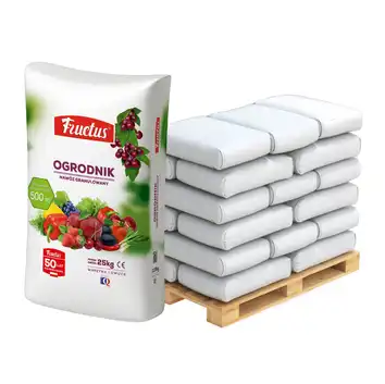 Fructus Nawóz do warzyw i owoców Ogrodnik 8 x 25 kg PÓŁPALETA 200 kg