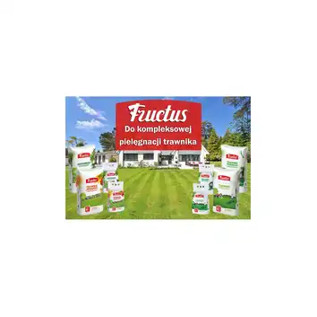 Nawóz Trawnik 5 kg Fructus + GRATIS Nawóz do kwiatów ogrodowych 1 kg