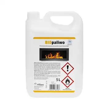 Neutralne Biopaliwo 5L bezzapachowe do biokominka