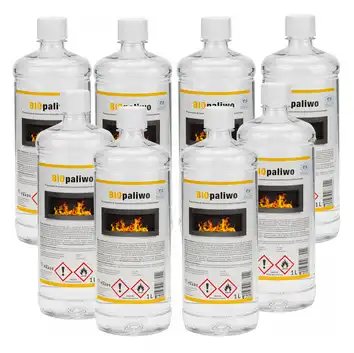 Neutralne Biopaliwo 8L bezzapachowe do biokominka
