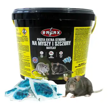 Pasta na myszy i szczury Extra Strong Ratcat 1 kg Rapax
