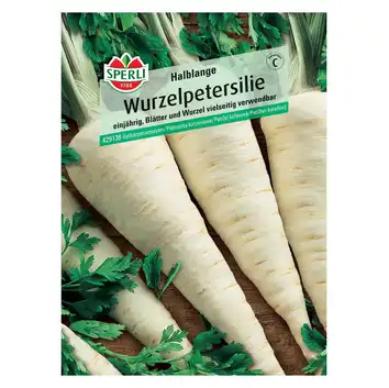 Pietruszka korzeniowa 'Halblange' Nasiona PREMIUM Sperli