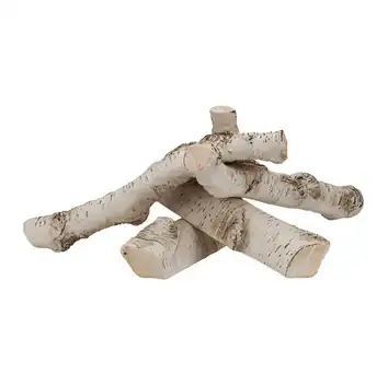Polana ceramiczne sztuczne drewno do biokominka 4 szt