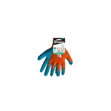 Rękawice dziecięce ochronne ORANGE lateks r5