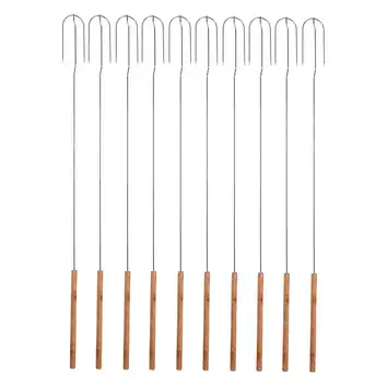 Widelec ogniskowy zagięty 120cm zestaw 10 sztuk