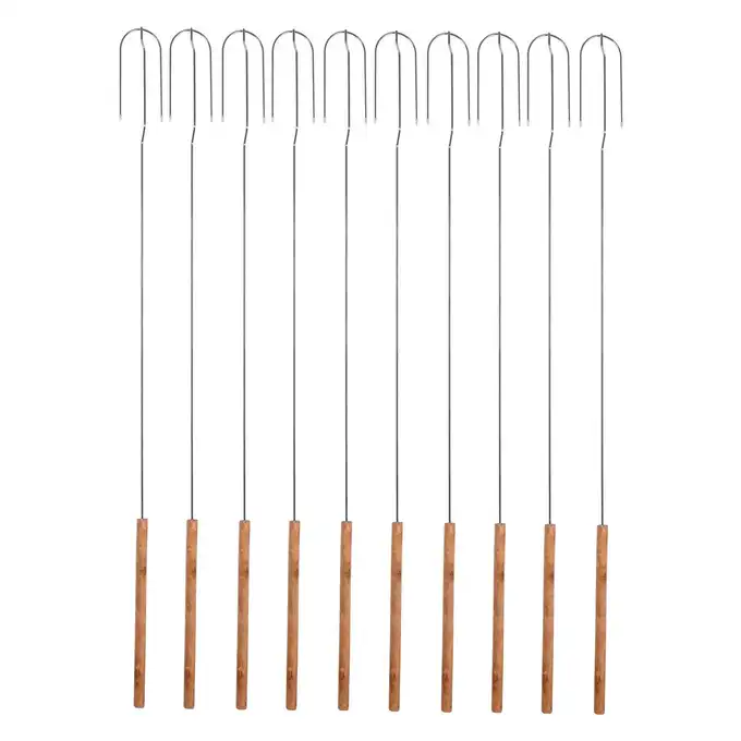 Widelec ogniskowy zagięty 120cm zestaw 10 sztuk
