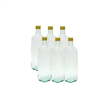 Zestaw Butelka szklana na alkohol Marasca 0,75L 6 szt. Browin