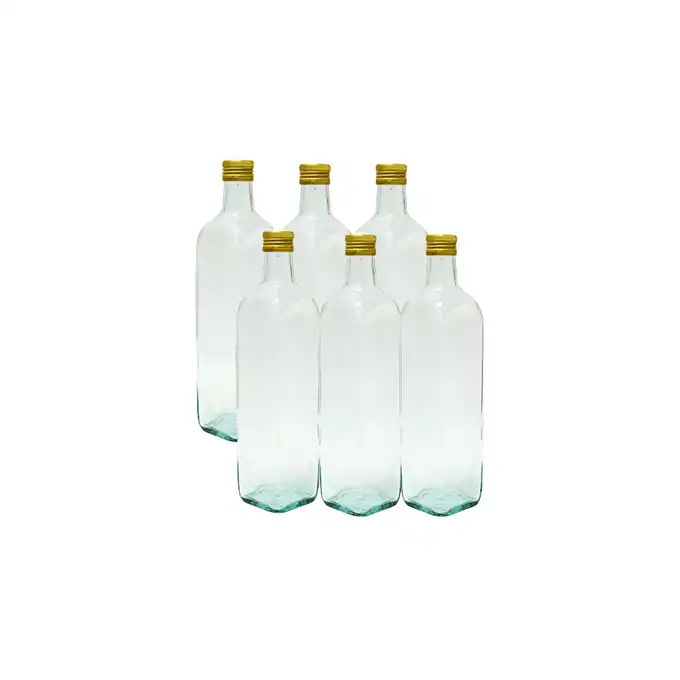 Zestaw Butelka szklana na alkohol Marasca 0,75L 6 szt. Browin