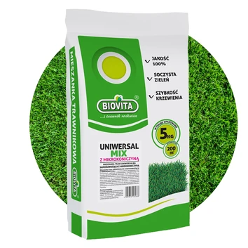 Biovita Mieszanka traw UNIWERSALMIX z mikrokoniczyną 5 kg