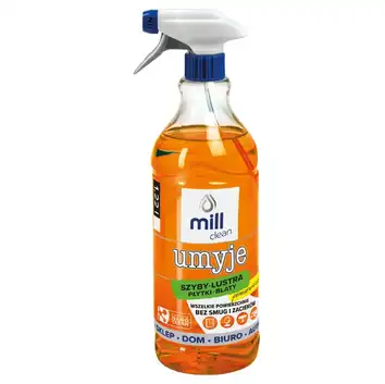 MILL clean UMYJE Płyn do szyb, luster, blatów, glazury 1,22L POMARAŃCZA