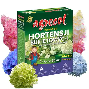 Nawóz do hortensji bukietowych, ogrodowych i drzewiastych 1,2 kg Agrecol