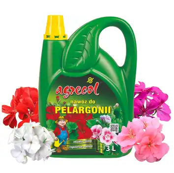 Nawóz do pelargonii organiczno-mineralny płynny 3L Agrecol