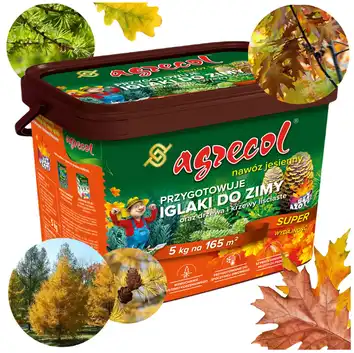 Nawóz jesienny do iglaków, drzew i krzewów liściastych 5 kg Agrecol
