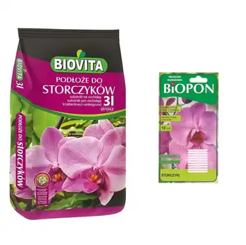 Podłoże do Storczyków + Pałeczki Nawozowe do Storczyków 10 szt. BIOPON