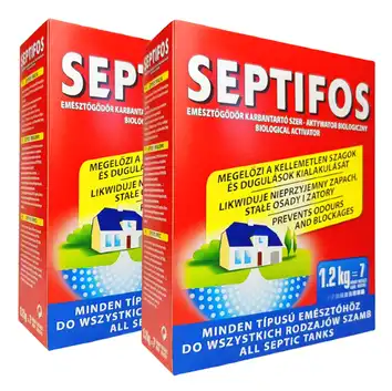 Septifos Aktywator biologiczny do szamba 2 x 1,2 kg
