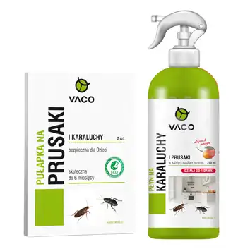 VACO na prusaki i karaluchy - pułapka, płyn