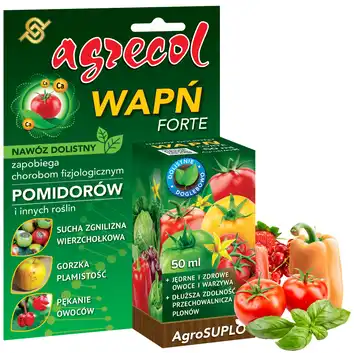 Wapń FORTE nawóz dolistny na choroby warzyw i owoców 50 ml Agrecol