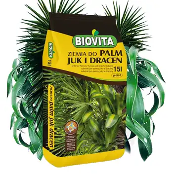 Zestaw 3x Ziemia do Palm Juk i Dracen 5l BIOVITA
