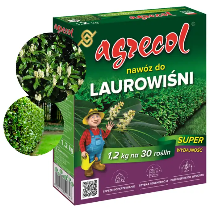 Nawóz do laurowiśni i żywopłotów liściastych 1,2 kg Agrecol