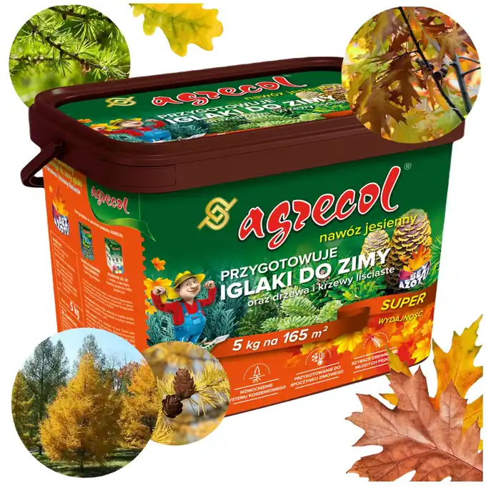 Nawóz jesienny do iglaków, drzew i krzewów liściastych 5 kg Agrecol
