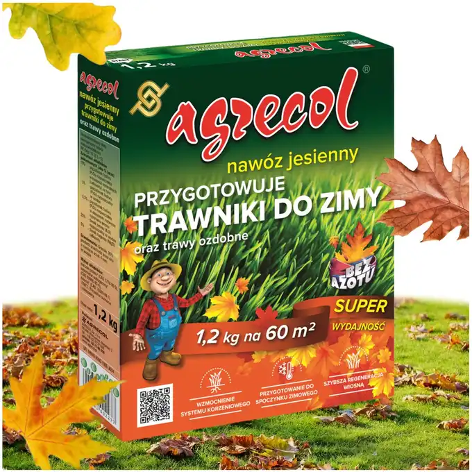 Nawóz jesienny do trawników i traw ozdobnych 1,2 kg Agrecol