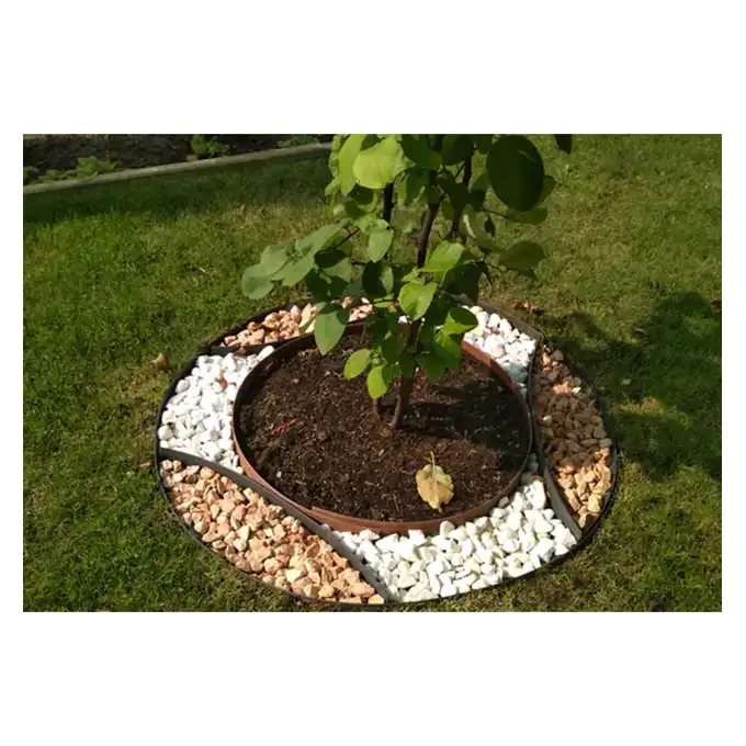 2 x Elastyczne obrzeże trawnikowe GARDENER 4 cm x 10 m + kotwy 40 szt.
