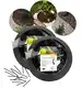 2 x Elastyczne obrzeże trawnikowe GARDENER 4 cm x 10 m + kotwy 40 szt.