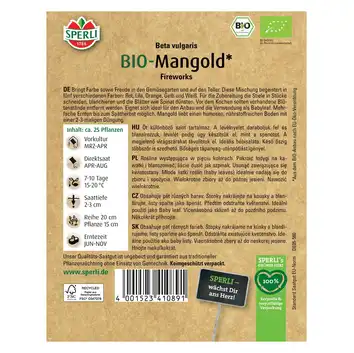 BIO boćwina 'Fireworks' Nasiona Sperli