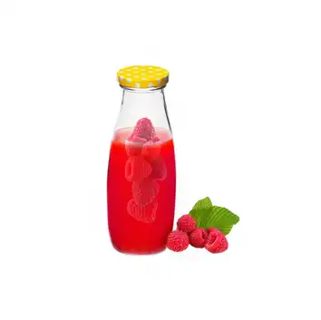 Butelka szklana na sok, wodę, koktajl 1L z nakrętką Tragar