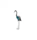 Dekoracja ogrodowa ozdobna Czapla Heron metalowa