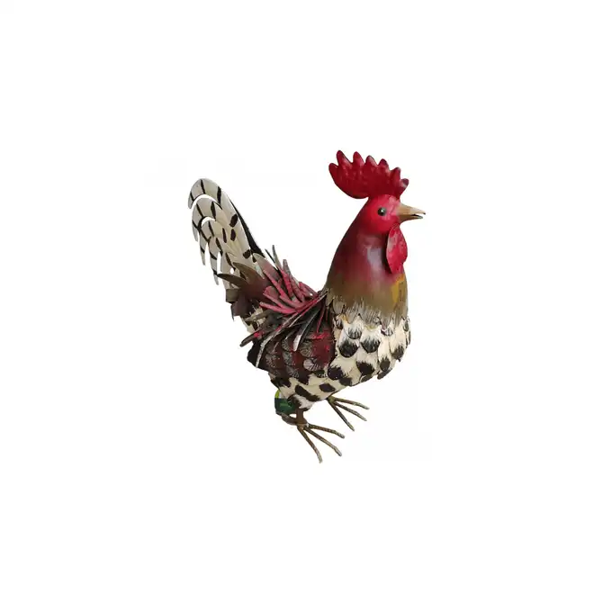 Dekoracja ogrodowa ozdobna Figura Kogut Harry metalowa