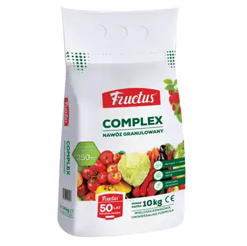 FRUCTUS WIELOSKŁADNIKOWY NAWÓZ COMPLEX DO WARZYW I OWOCÓW 10 KG
