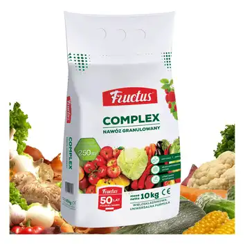 FRUCTUS WIELOSKŁADNIKOWY NAWÓZ COMPLEX DO WARZYW I OWOCÓW 10 KG