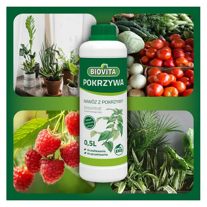Nawóz z pokrzywy Biovita 0,5L