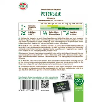 Pietruszka „Minuette” nasiona Sperli
