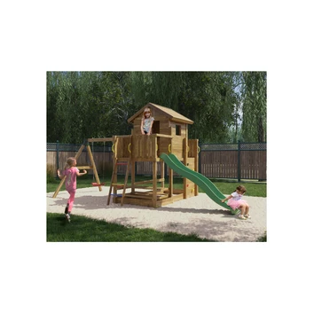 Plac zabaw Fungoo MARS KDI domek, ścianka, stół piknikowy, zjeżdżalnia, huśtawki