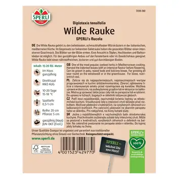 Rukola dzika nasiona Sperli