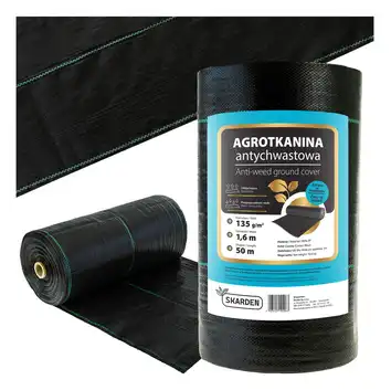 SKARDEN PREMIUM Agrotkanina agrowłóknina 1,6x50m 135g/m2 UV 3% czarna