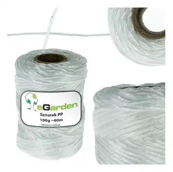 Sznurek POLIPROPYLENOWY 60m/100g mocny, wytrzymały
