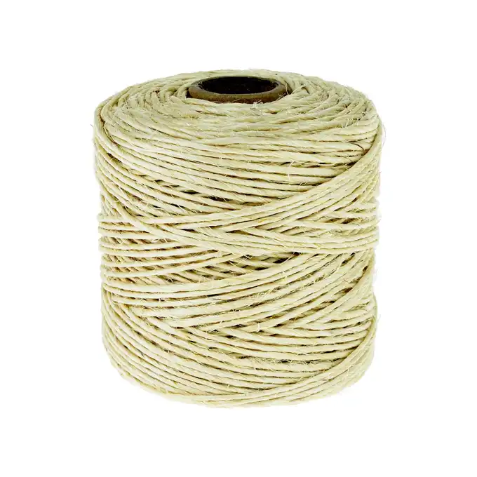 Sznurek SIZALOWY 2mm/120m/250g z agawy, naturalny, dekoracyjny