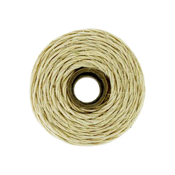 Sznurek SIZALOWY 2mm/120m/250g z agawy, naturalny, dekoracyjny