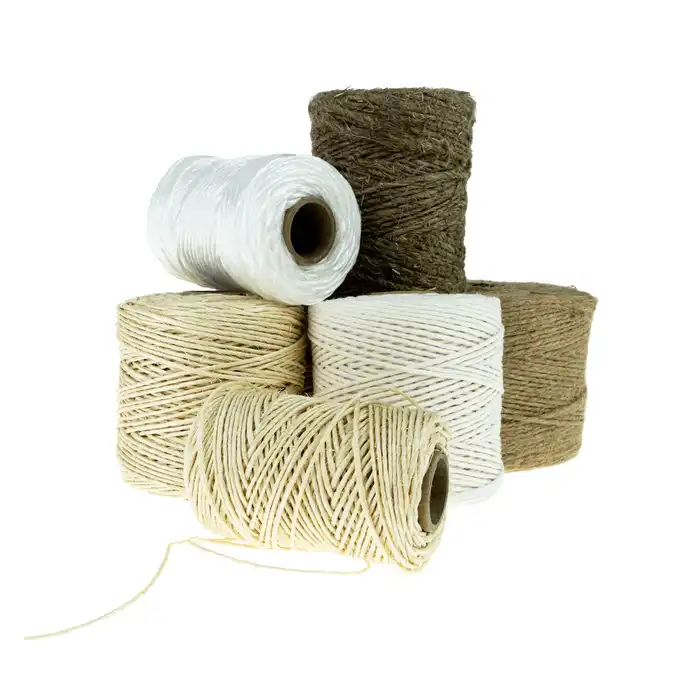 Sznurek SIZALOWY 2mm/120m/250g z agawy, naturalny, dekoracyjny