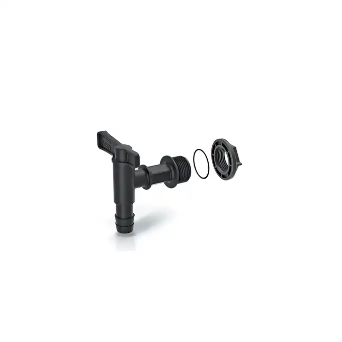 Zbiornik na deszczówkę Woodcan 265L brąz + kranik + podstawka