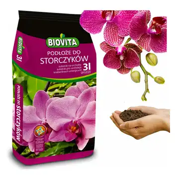 Ziemia do Storczyków BIOVITA + Nawóz Mineralny do Storczyków w Żelu 0,5l BIOPON