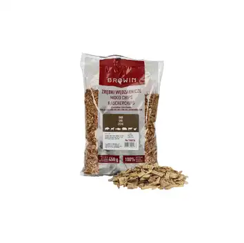 Zrębki do wędzenia i grillowania 100% DĄB 450g klasa 8 Browin