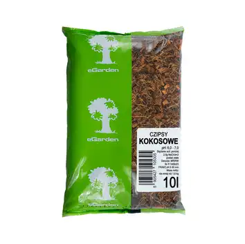 eGarden Czipsy kokosowe chipsy PODŁOŻE zrębki Coco 10l