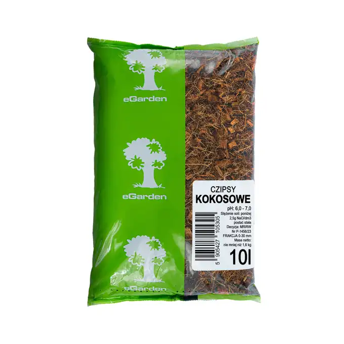 eGarden Czipsy kokosowe chipsy PODŁOŻE zrębki Coco 10l