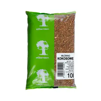 eGarden Włókno Kokosowe Coco Peat 10L – Naturalne i Wielozadaniowe